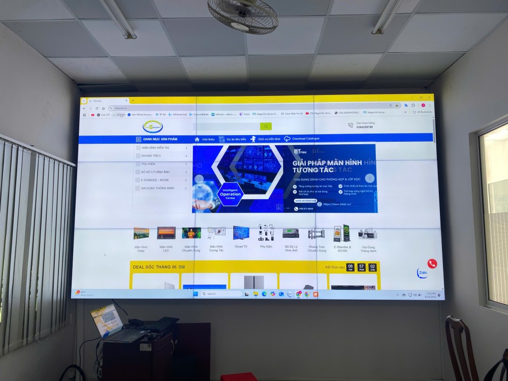 GIẢI PHÁP MÀN HÌNH LED VÀ VIDEO WALL CHUYÊN NGHIỆP CHO DOANH NGHIỆP